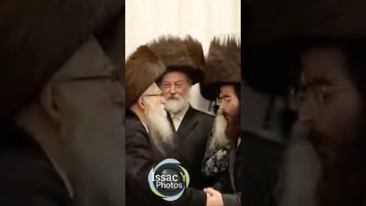 האדמו״ר מסעהרעלי בריקוד בחתונת נכדו