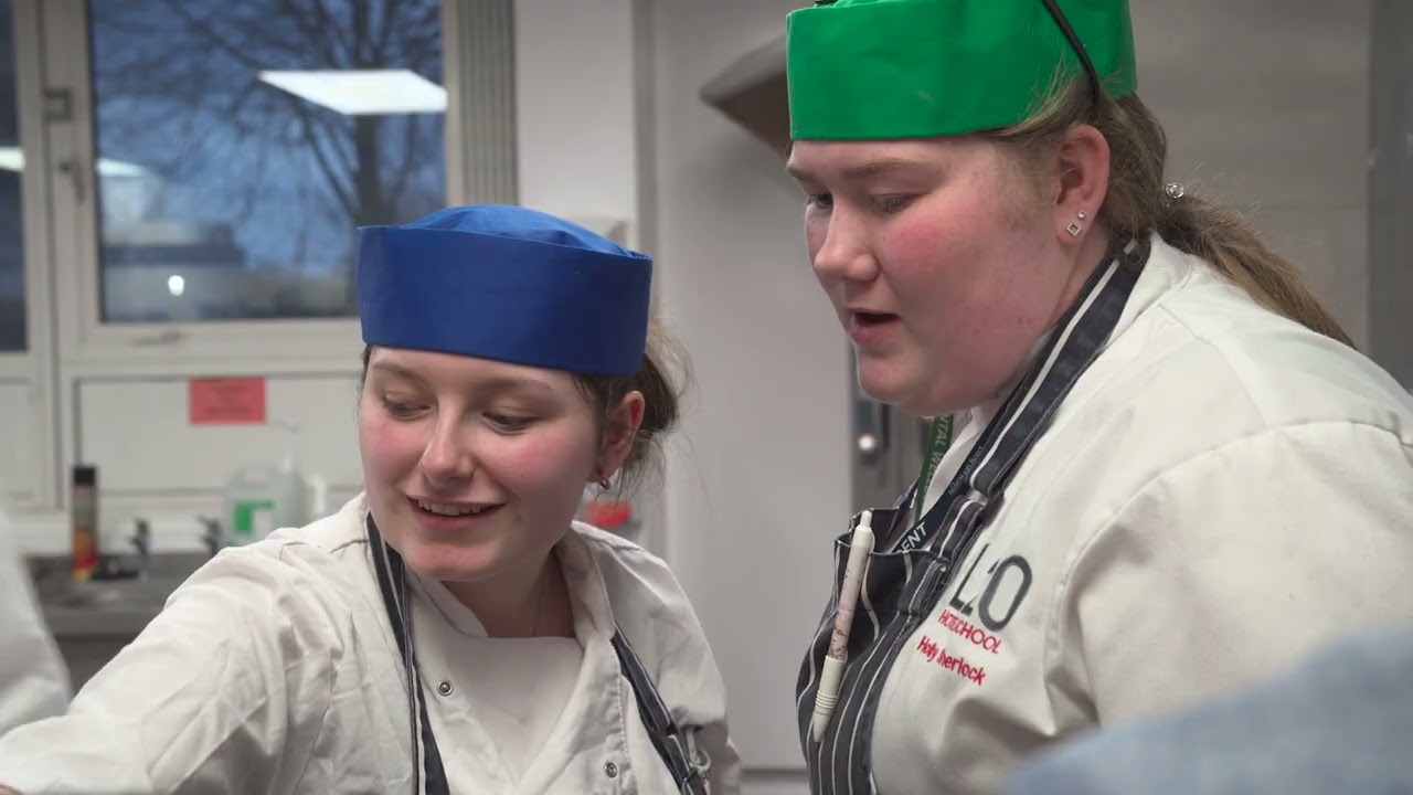 Chef Paul Durand with L20 Hotel School students