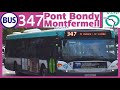 2020 bus 347 ratp pont de bondy  hpital de montfermeil