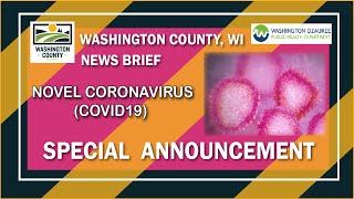 WashCo Announces First Coronavirus Case