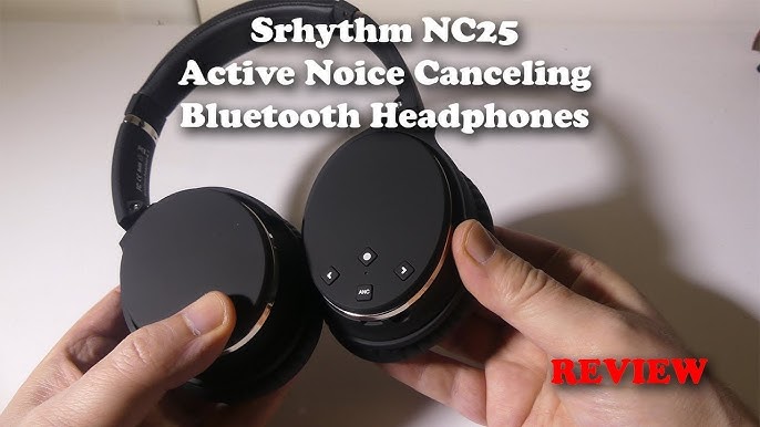 Srhythm NC25 Wireless Headphones Bluetooth 5.3 Noise Cancelling Headphones  -New!