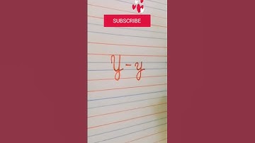 ✍️English CursiveWriting for Beginners / Cursive HandWriting Y,y & Yak #shorts #subscribe #trending