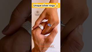 beautiful 😍 silver unique rings design 🩵2026 #ytshorts #jewellery #ring #shorts #viral