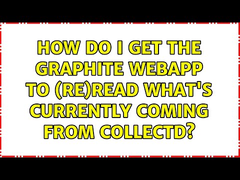 How do I get the Graphite webapp to (re)read what's currently coming from collectd?