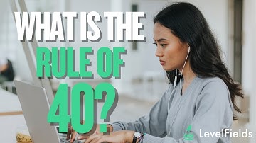 Rule of 40 SaaS.  What is the Rule of 40? Free Rule of 40 Stock Screener