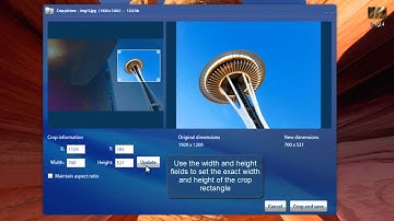 JEPUM 2.0 - Cropping a picture