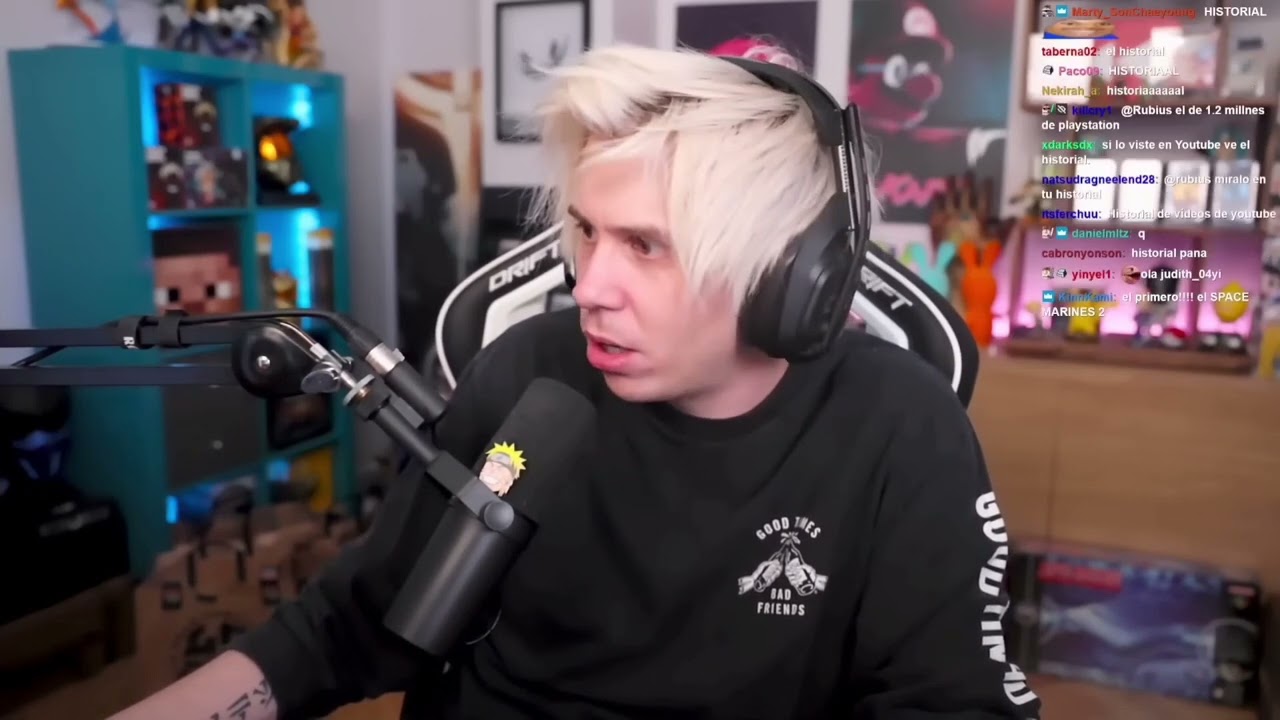 IRINA asusta a Rubius en directo😳