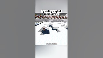 not even spleef is safe from these hackers 😭✌️#minecraft #minecraftshorts