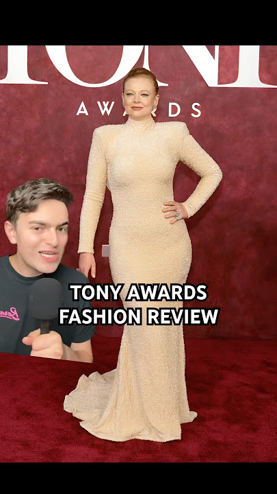 I CAN’T BELIEVE SHE WORE THAT #tonyawards #fashion #redcarpet #style