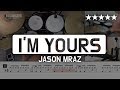 095 | I'm Yours - Jason Mraz (★★★★★) Pop Drum Cover