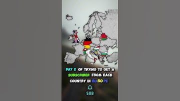 Day 2 of trying to get a subscriber from each country in Europe #geography #map #mapping #history