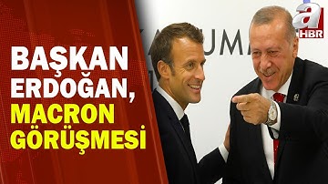 Başkan Erdoğan ve Fransa Cumhurbaşkanı Macron 5 Ay Sonra İlk Kez Görüştü! / A Haber | A Haber