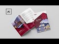 How to design a 5 PAGE A4 brochure - ADOBE ILLUSTRATOR CC TUTORIAL