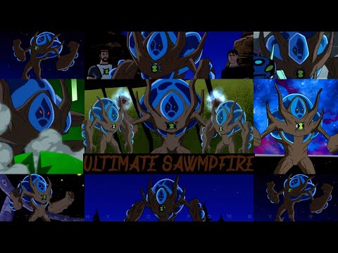 All ultimate swampfire transformations in Ben 10