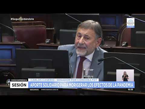 SDOR. CARLOS CASERIO - SESIÓN ESPECIAL 04-12-20