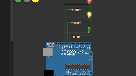 Simulasi Blink LED dengan Simulator Mikrokontroler - WOKWI
