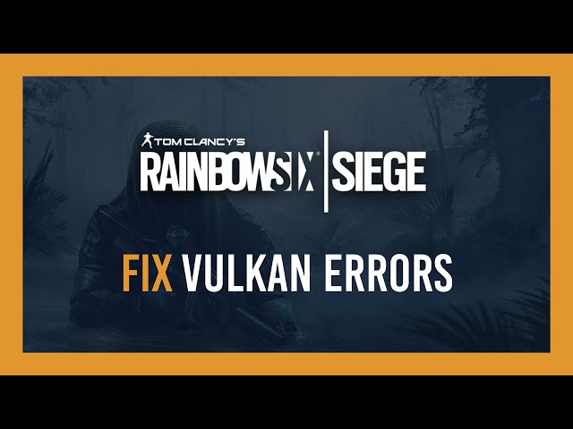 Six Siege under Vulkan (PC): Performance increase is awesome BUT it's not  playable due to FPS lags / freezes : r/Rainbow6