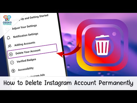 Video: Hvordan sletter jeg konto på instagram?