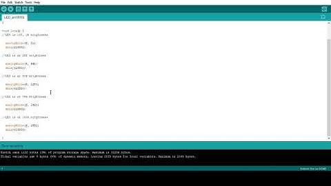 LED with analogWrite Function