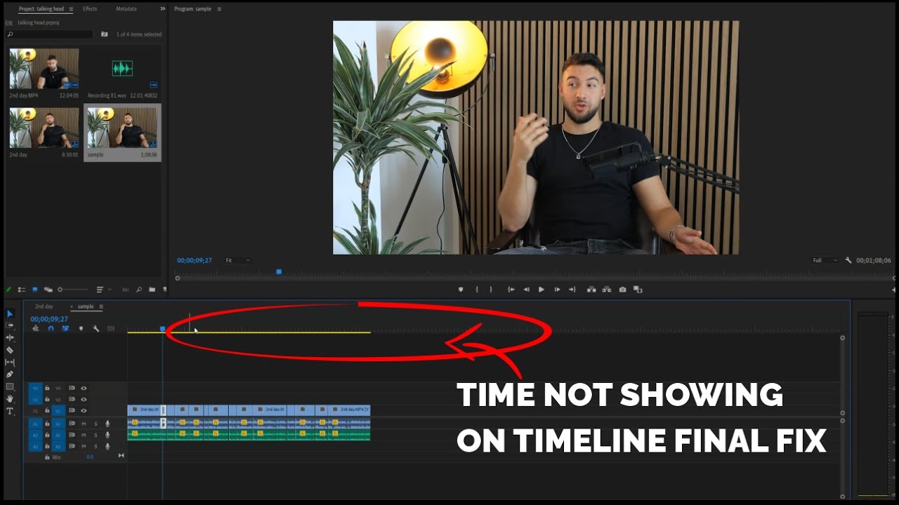 Time Not Showing On Timeline FINAL FIX PREMIERE PRO YouTube