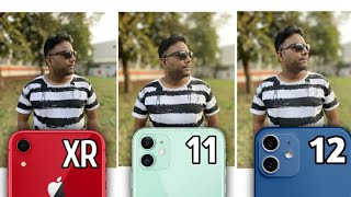 iPhone XR vs iPhone 11 vs iPhone 12 Camera Test Comparison !