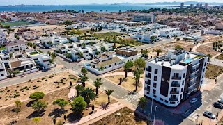 Appartement met zonnig balkon en uitzicht op zee dichtbij strand in San Pedro del Pinatar Spanje