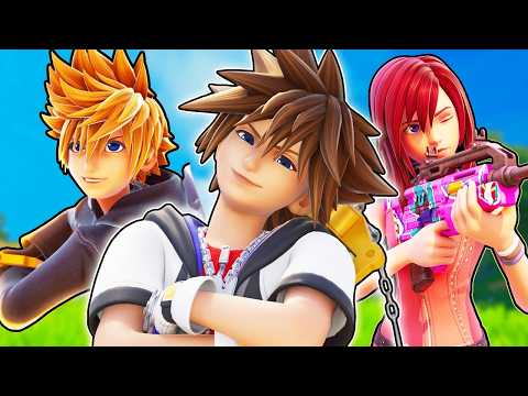 I Tried The Fortnite Kingdom Hearts Collab With Friends!