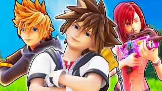 I Tried The Fortnite Kingdom Hearts Collab With Friends!