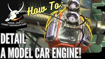 How To Detail A 1/24th Scale Model Car Engine (Ep.301)