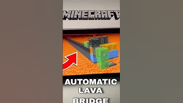 Turn Lava Into a Bridge in Minecraft! 🚀🔥