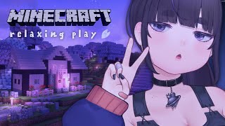 【 朝活×チル雑談 】マイクラで癒される作業用BGM＆睡眠導入🌸【Minecraft / Vtuber】