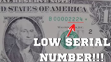 RARE Low Serial Number Star Note! Found Searching for Rare Banknotes