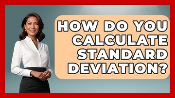 How Do You Calculate Standard Deviation? - Stock and Options Playbook