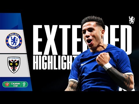 Chelsea 2-1 AFC Wimbledon | EXTENDED Highlights | Carabao Cup 2nd Round 2023/24 | Chelsea FC