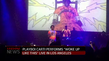 Playboi Carti Performs “Woke Up Like This” Live in LA