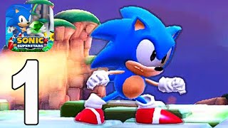 Sonic Superstars - Bridge Island + Boss Secrets - Walkthrough Gameplay Part 1