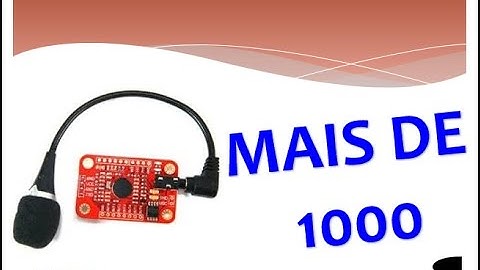 Desenvolva projetos com o Módulo de Reconhecimento de voz V3 com o Arduino!