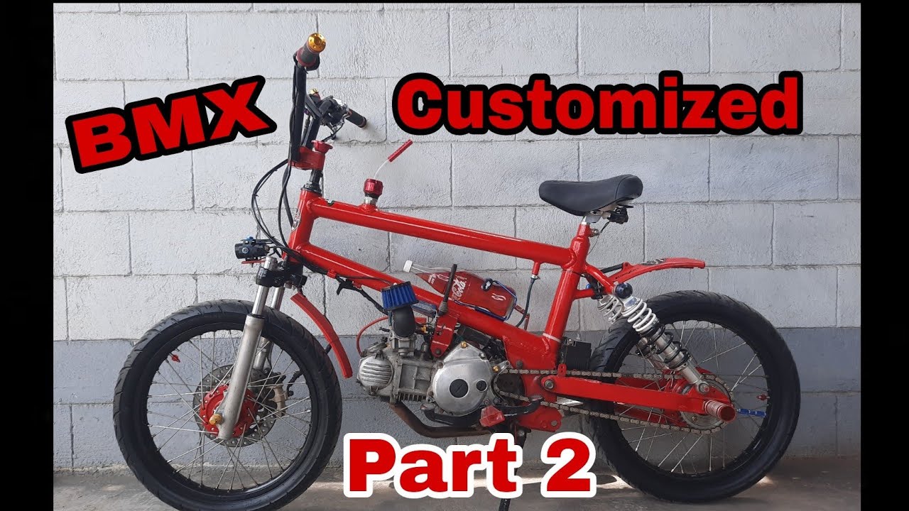 BMX Cub|Customized bike with Engine | fabrication of chassis | part 2. -  YouTube