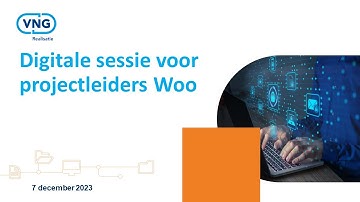 Grip op informatie Digitale sessie voor projectleiders Woo 7-12-2023