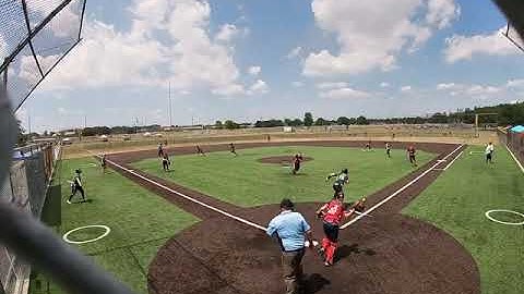 Bunt down first base line