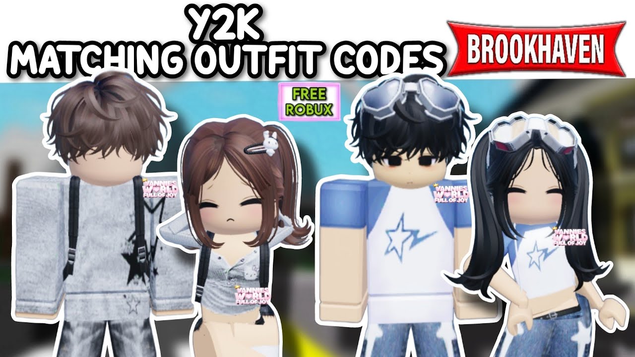 Y2K OUTFIT ID CODES FOR BROOKHAVEN 🏡RP, BERRY AVENUE & BLOXBURG