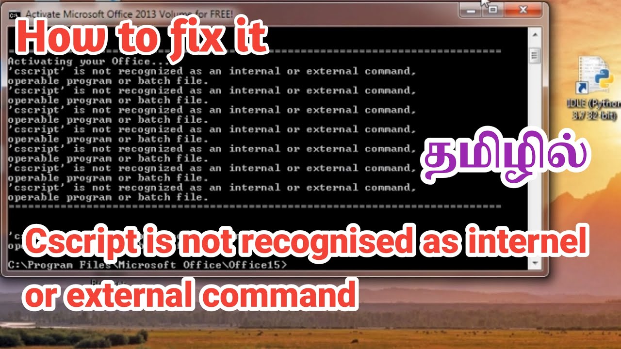 Alias Is Not Recognized As An Internal Or External Command, Operable  Program Or Batch File