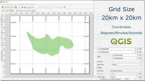 How to add Grids of specified size with coordinates | QGIS