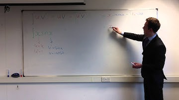 Integration by parts xsinx