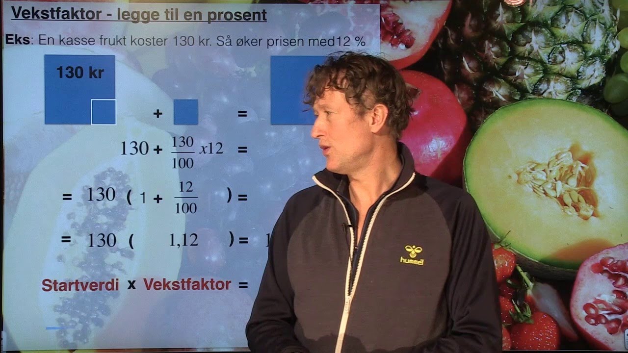 Matematikk 2P-Y: Prosentvis vekst