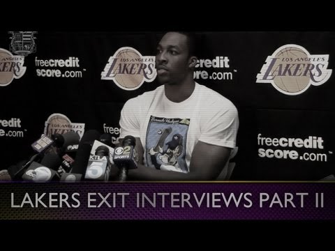 2013 Lakers Exit Interviews: Dwight Howard (Pt II) Biggest Positive This Season