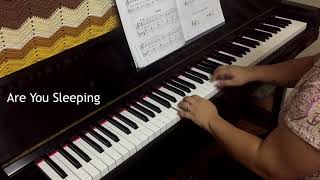 13 are you sleeping, michael aaron, piano course, grade one