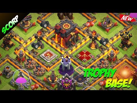 Coc th10 trophy base