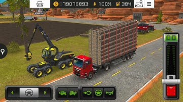 Forestry In Farming Simulator 18 | Fs 18 Tree Cutting | Timelapse !