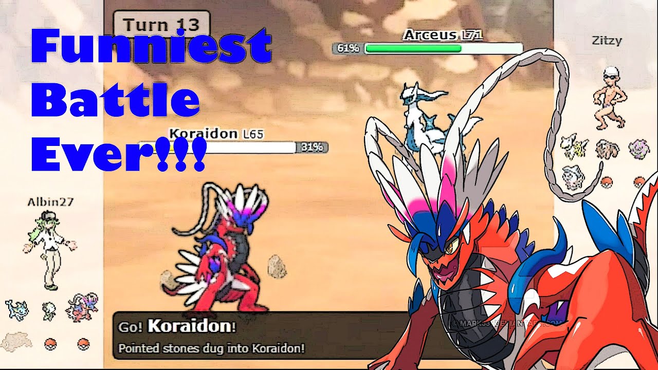 FUNNY WAYS OF BATTLING  KORAIDON VS TINKATON 